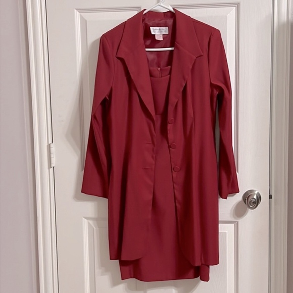 GIORGIO FIORLINI 2 piece outfit - dress and jacket size 9/10 VINTAGE